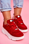 Жіноче спортивне шкіряне взуття GOE Red FF2N3017