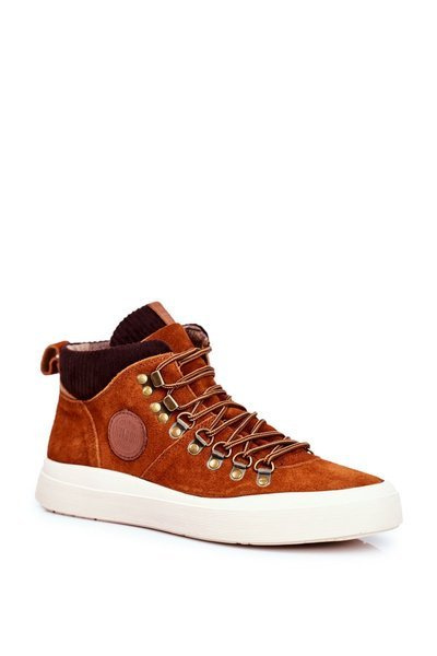Чоловічі кросівки Suede Leather Big Star Camel GG174332