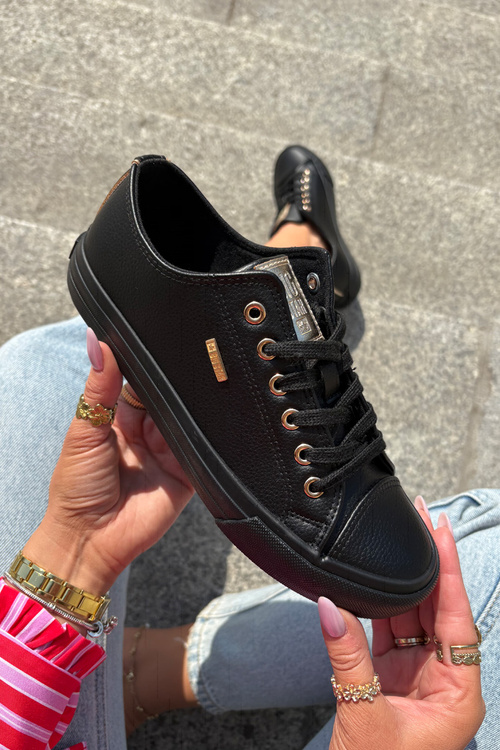 Жіночі Кросівки З Еко Шкіри Big Star RR274749 Чорні