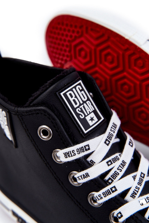 Чоловічі високі утеплені кросівки Big Star KK174346 Чорні