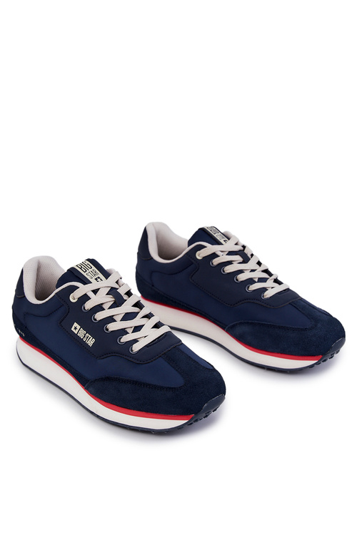 Чоловіче спортивне взуття Sneakers Big Star JJ174296 Темно-синій
