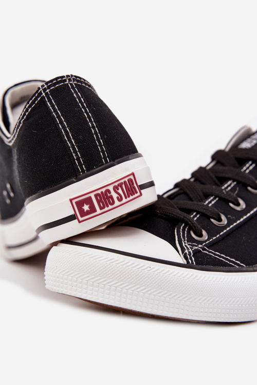 Чоловічі Низькі Тканинні Кросівки Big Star DD174504 Чорні