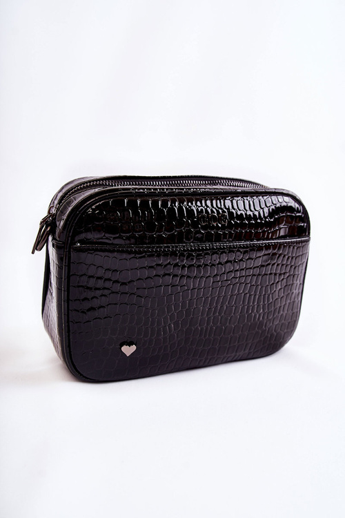 Лакована сумка GOE ZNJ022 чорна