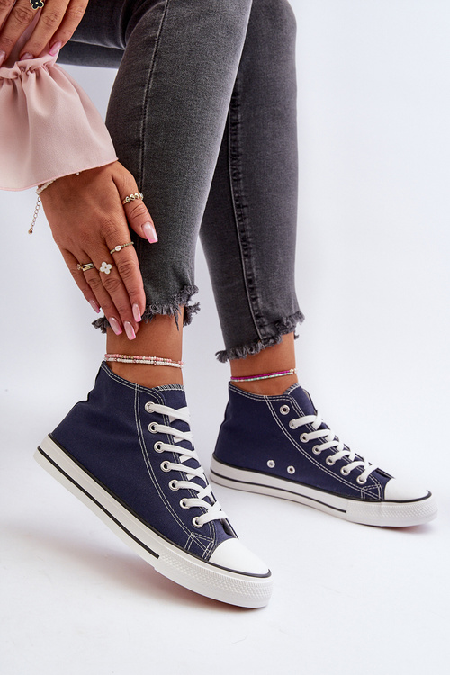 Темно-сині жіночі кросівки Socerio