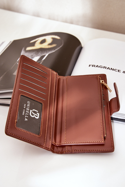 Жіночий Гаманець З Еко Шкіри Коричневий Калінесса