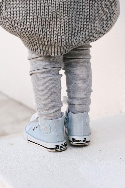 Дитячі високі кросівки на блискавці BIG STAR HH374088 Сині