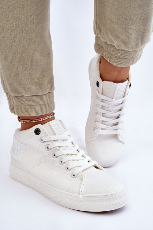 Жіночі класичні високі кросівки Big Star LL274002 Білі