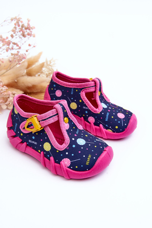 Взуття Papcie для дівчаток Befado 110P471 Рожево-темно-синій