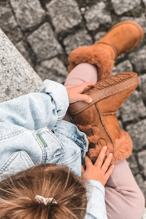 Дитячі утеплені сноуборди з бантами D.KhakiFunky