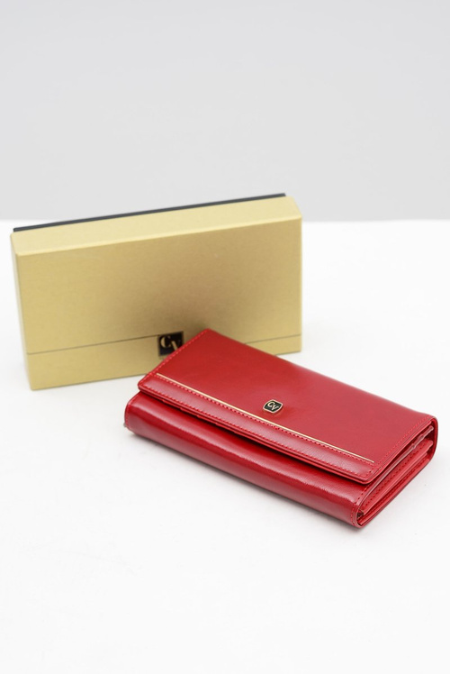 Великий жіночий червоний гаманець