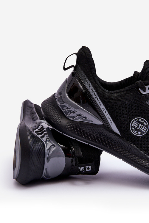 Чоловічі зручні кросівки Memory Foam Big Star LL174103 Чорні