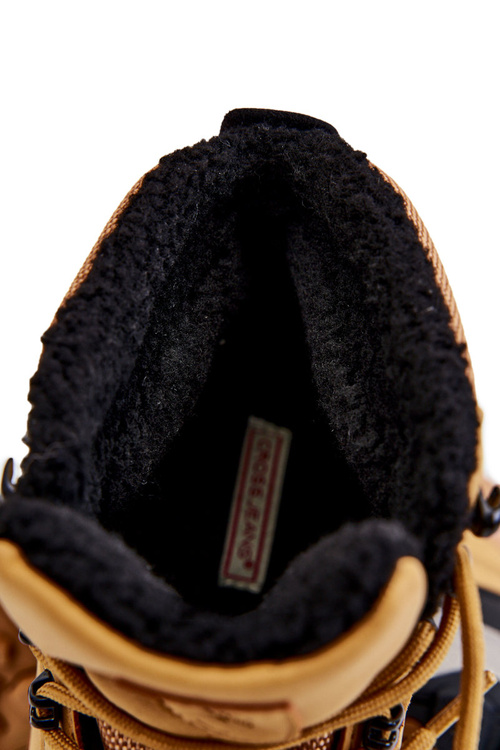 Чоловічі теплі трекінгові кросівки Cross Jeans KK1R4026C Camel