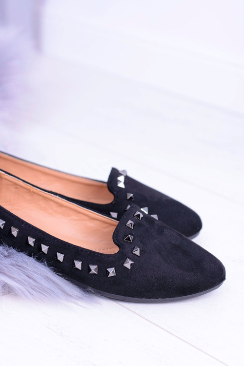 Чорна балерина Lords зі шпильками Рендал