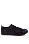 Чоловічі низькі шкіряні кросівки Big Star KK174009 Чорні