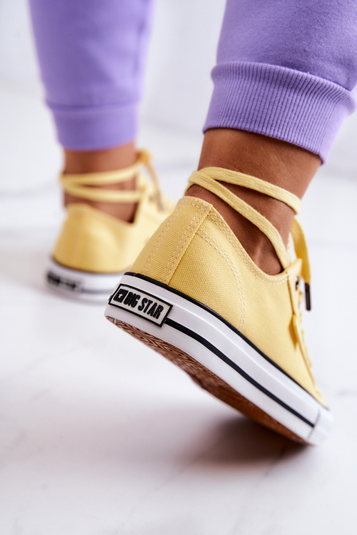 Жіночі низькі кросівки Big Star JJ274A002 жовті