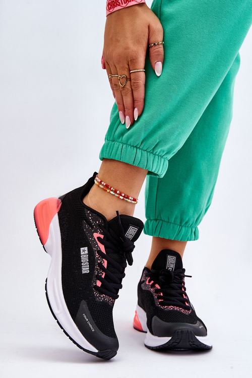 Модне спортивне взуття Memory Foam System Big Star LL274318 Чорний