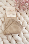 Жіночі бавовняні шкарпетки з блискучою ниткою Cosas Beige