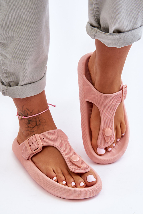 Жіночі поролонові шльопанці рожеві Apolla