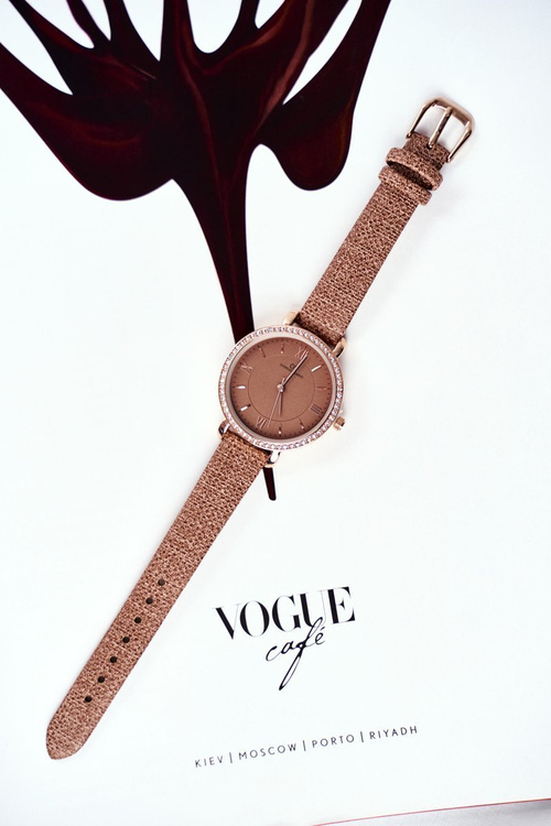Жіночий годинник Giorgio & Dario Light Brown Ortodox