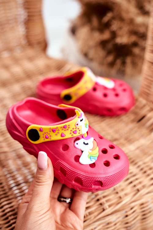 Дитяче взуття для дівчинки Поролонові гірки Рожевий Єдиноріг Лілія