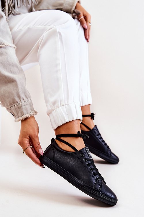 Шкіряні тенісні черевики Big Star JJ274312 Чорні