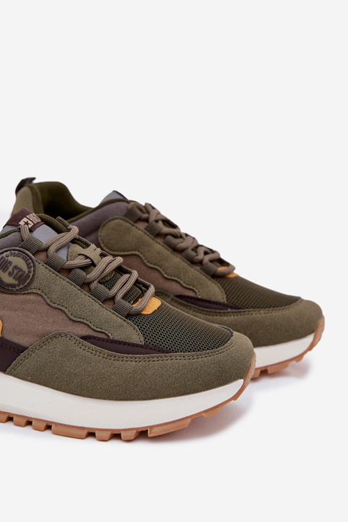 Чоловіче Спортивне Взуття Sneakers Big Star RR174280 HI-POLY SYSTEM Темно-зелені