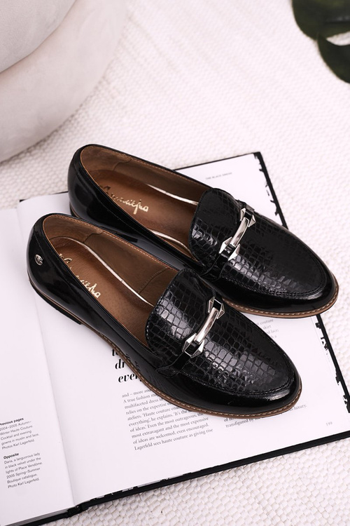 Жіноче взуття Maciejka Lacquered Loafers Black 4099A-01/00-1