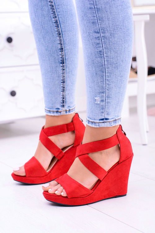 Зручні жіночі червоні босоніжки Anchor Sandals Mirabet