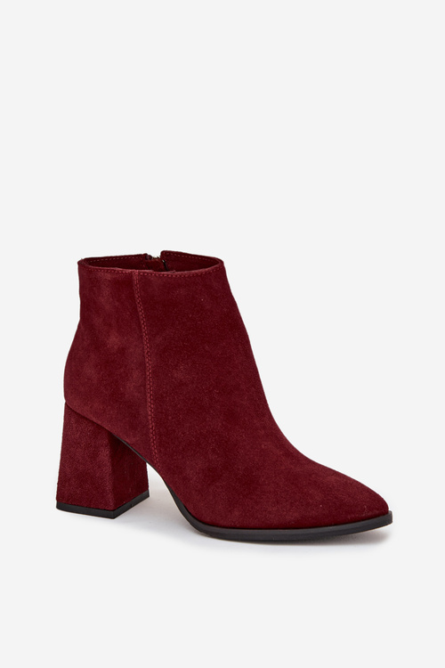 Чоботи Жіночі На Каблуці З Золотим Детом Шоколадні Зазу 3128