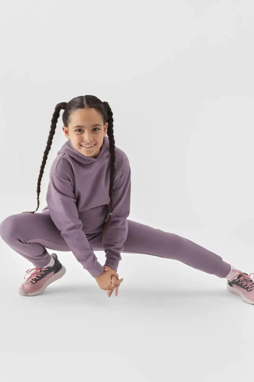 Штани Joggery для дівчат 4F фіолетові 4FJWMM00TTROF0828-51S