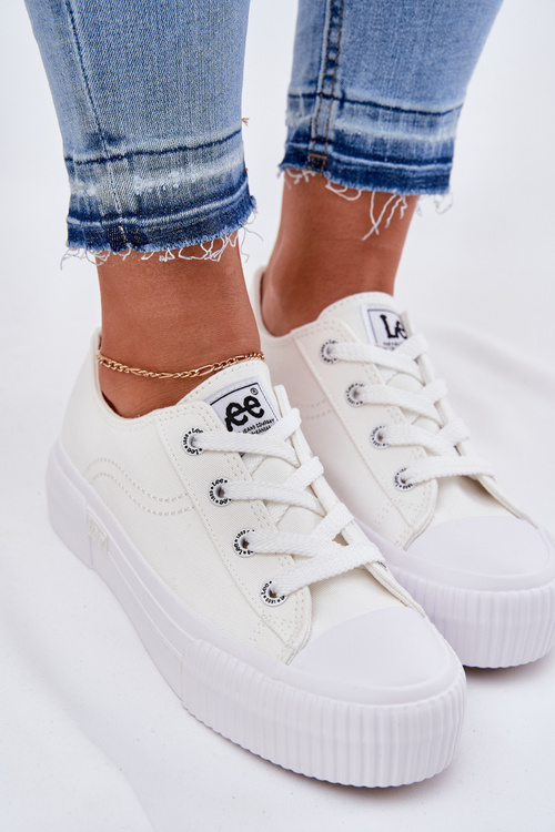 Жіночі Кросівки На Платформі Білі LEE ISLA C WOMEN LOW 50251001