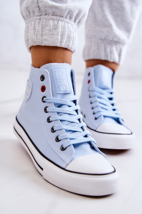 Жіночі високі кросівки Big Star JJ274209 Сині