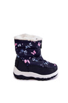 Дитячі снігові черевики на блискавці Велика зірка KK374236 темно-синій