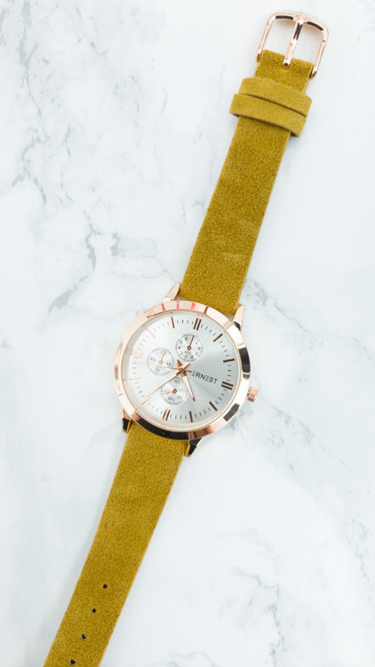 Жіночий годинник Ernest Darsi Honey Suede