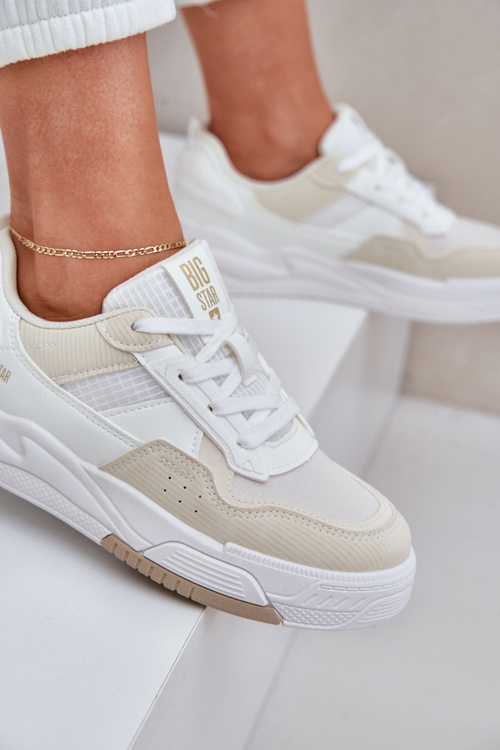 Кросівки На Платформі Big Star OO274A155 Біло-Бежеві