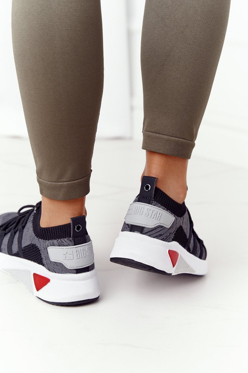 Жіночі кросівки Memory Foam Big Star HH274532 темно-сірі