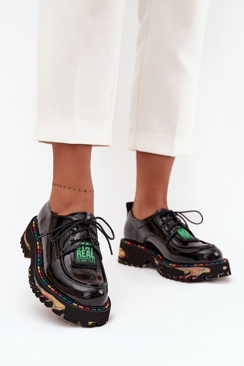 Лаковані шкіряні жіночі туфлі Artiker 57C0172 Чорні