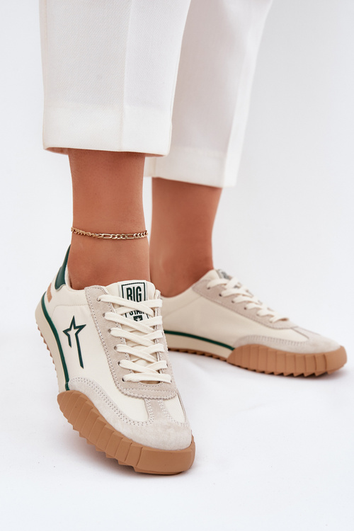 Низькі Жіночі Кросівки Big Star NN274867 Бежеві