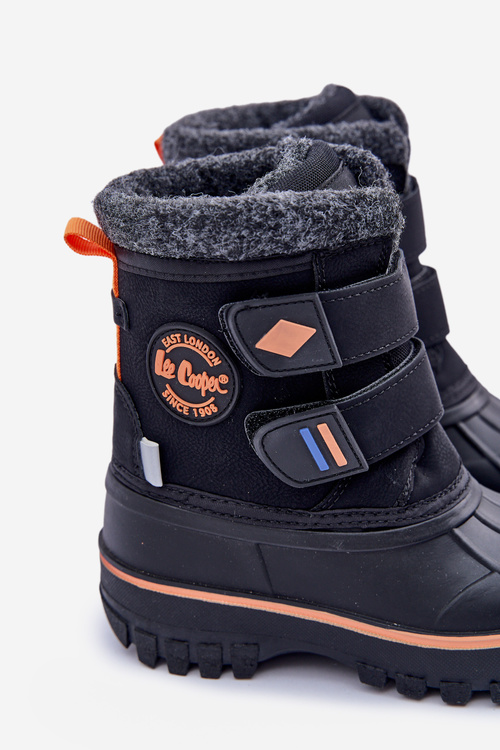 Дитячі зимові черевики на липучці Lee Cooper LCJ-24-44-2865K Чорні