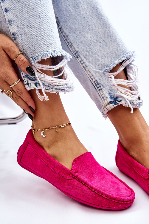 Жіночі лофери Suede Fuchsia Morreno