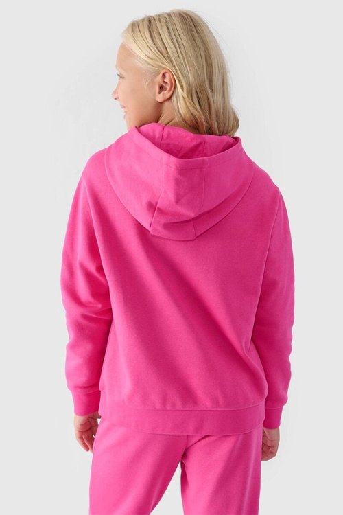 Толстовка-пуловер для дівчаток, гладкий фіолетовий 4F 4FJWMM00TSWSF1316-51S