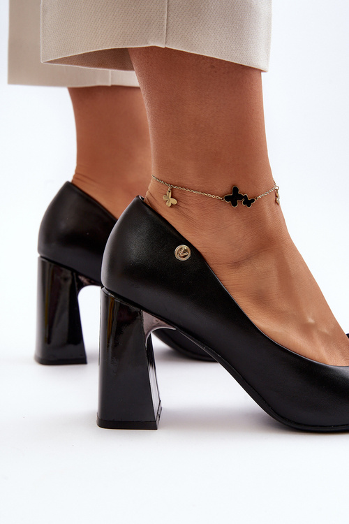 Чорні човники з бантом від Ariemessa