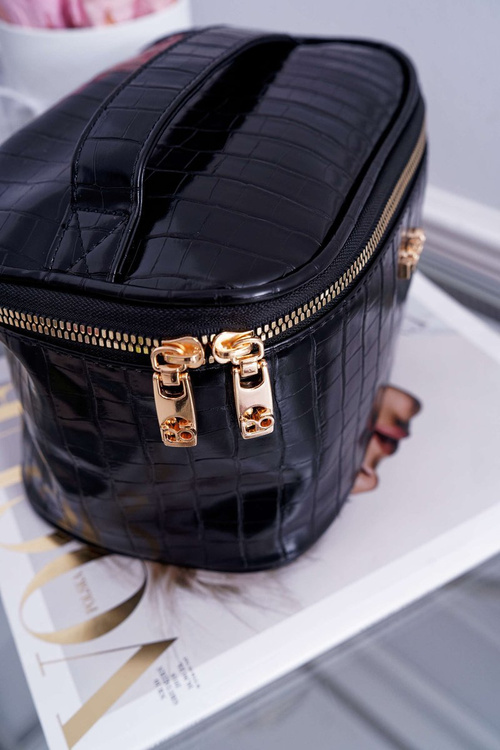 Велика жіноча косметичка чорна NOBO NCOS-I0331-C020