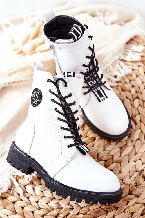 Дитячі розігріваючі пінетки Робочі Біла Розалі