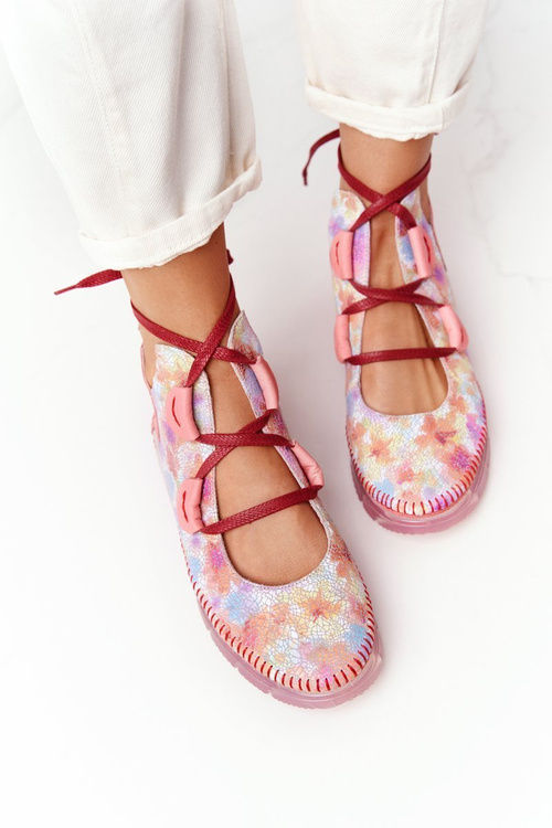 Жіноче шкіряне взуття Maciejka Pink 04457-15