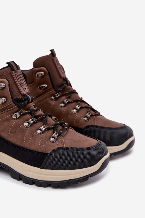 Чоловіче Туристичне Взуття Big Star SS174049 Коричневі