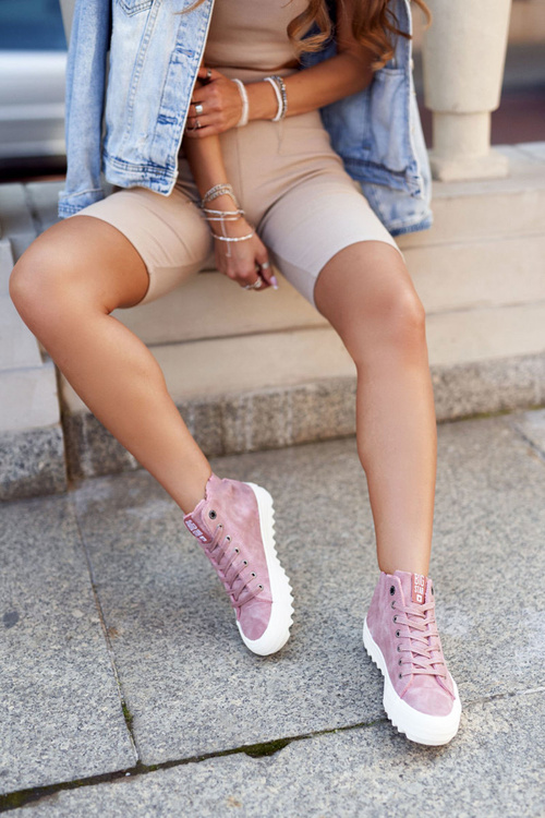 Жіночі кросівки Big Star High Warm Pink EE274113