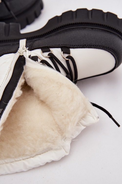 Дитячі білі зимові черевики Adelisse