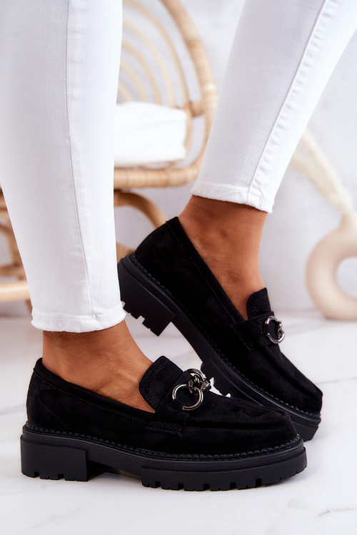 Жіночі лофери замшеві лофери La.Fi Black Willows