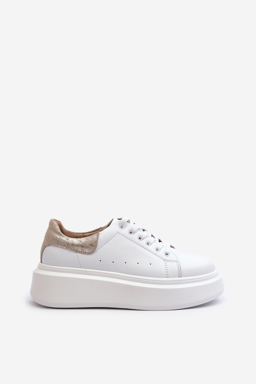 Жіночі кросівки на платформі D&A LR568 Білі